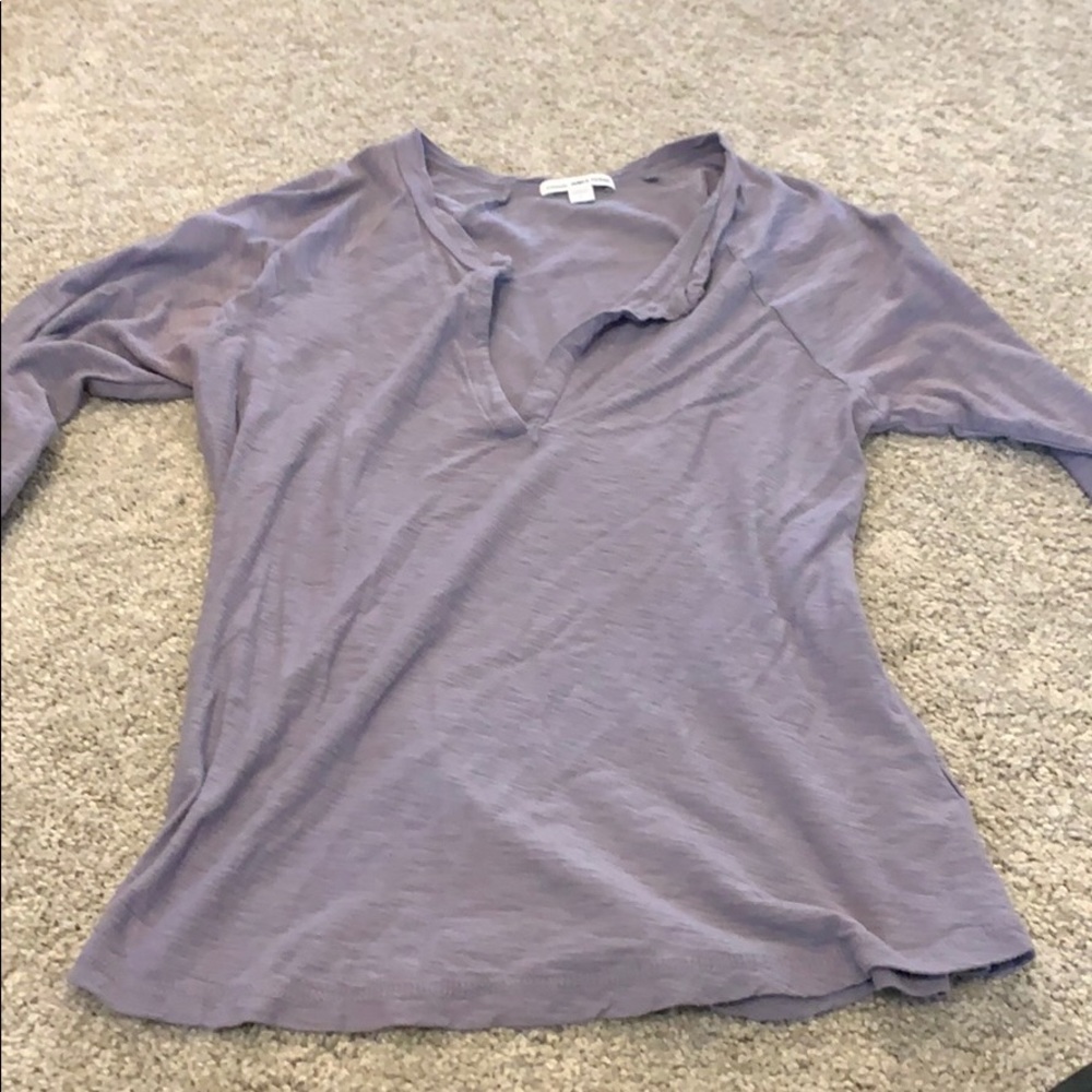 James Perse 3/4 sleeve top
